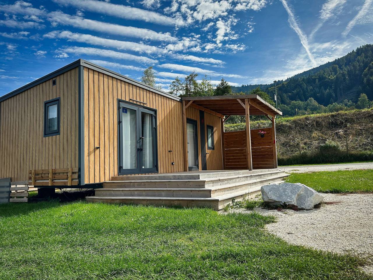Premium-Mobilheim in der Nähe des Ossiach-Sees in Ossiach, Bezirk Feldkirchen