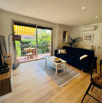 Gîte pour 4 personnes, avec jardin et vue, animaux acceptés dans Plage de la Bouillabaisse