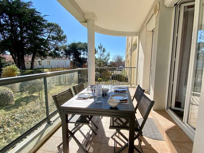 Location de vacances pour 2 personnes, avec balcon à Bretignolles-sur-Mer