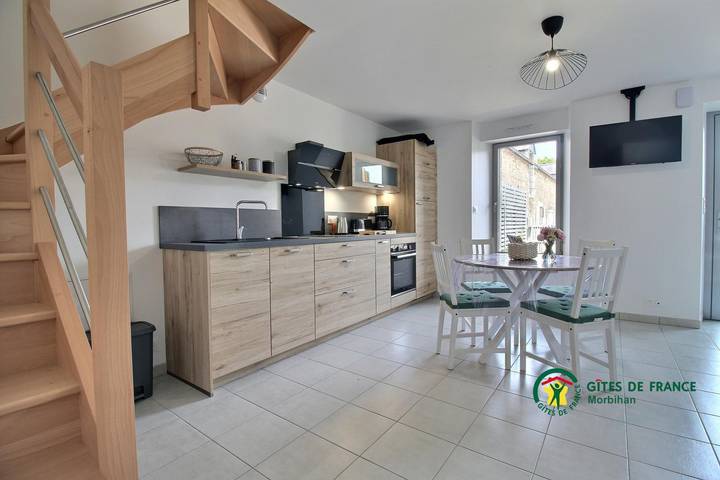 Gîte pour 3 personnes, avec Terrasse ainsi que Jardin et Vue à Séné - 2