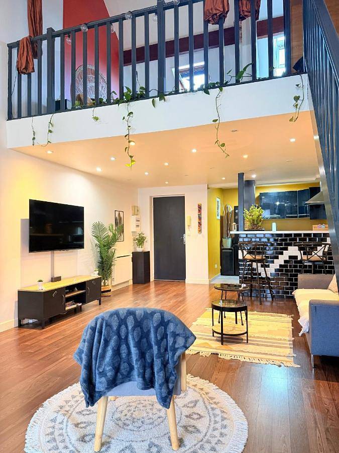 Gîte pour 2 personnes, avec vue et balcon à Ris-Orangis