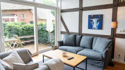 Ferienwohnung für 2 Personen, mit Garten und Ausblick in Lüdersburg