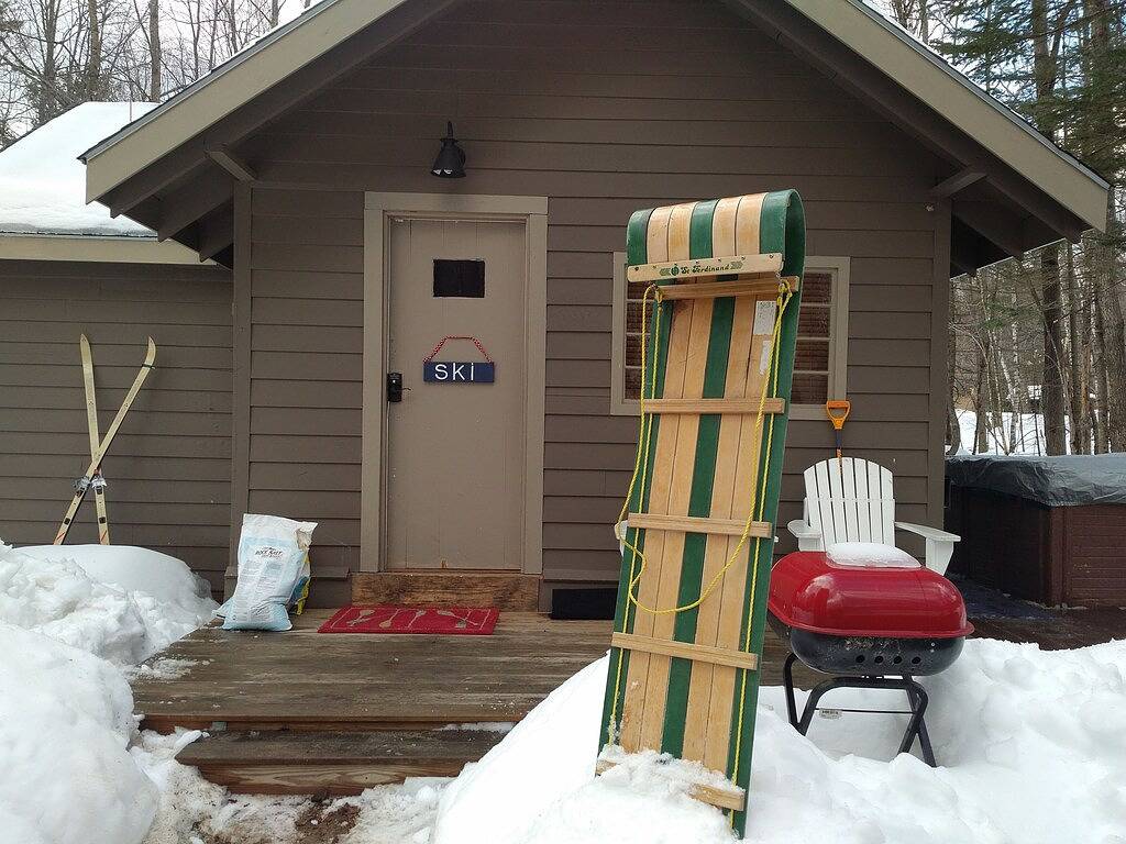 Privat - Gemütliche Hütte mit Whirlpool und Gaskamin in Jackson (NH), Mount Washington