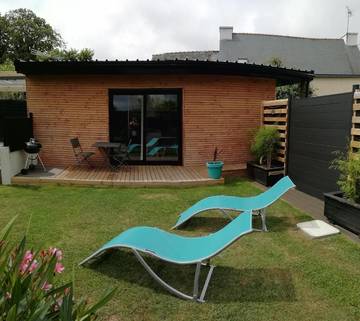 Maison de campagne pour 2 personnes, avec vue et jardin à Mellac