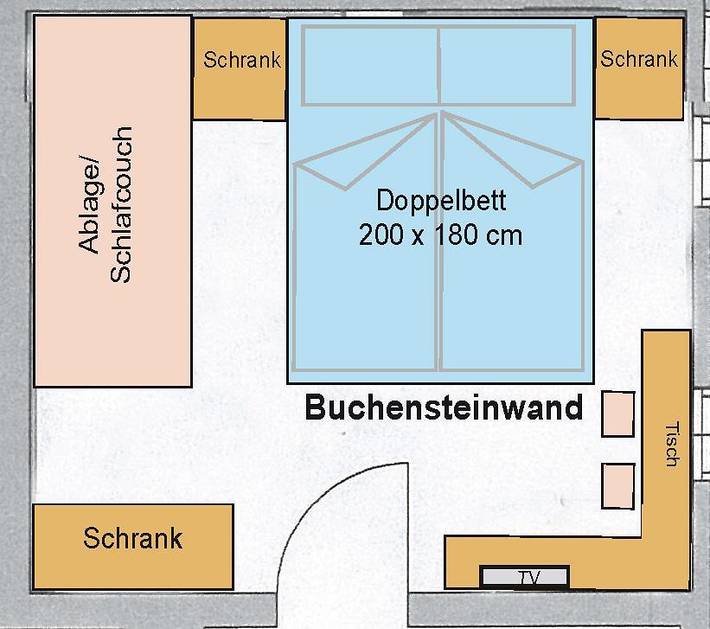 Vierbettzimmer "Buchensteinwand" in Loferer und Leoganger Steinberge, Sankt Jakob in Haus