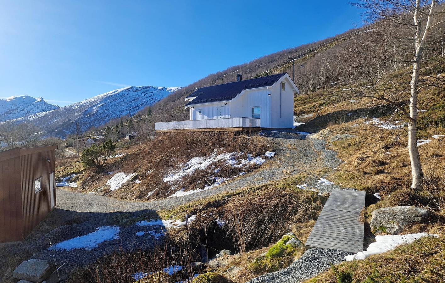 Ferienhaus für 6 Personen mit Garten in Sandhornøya
