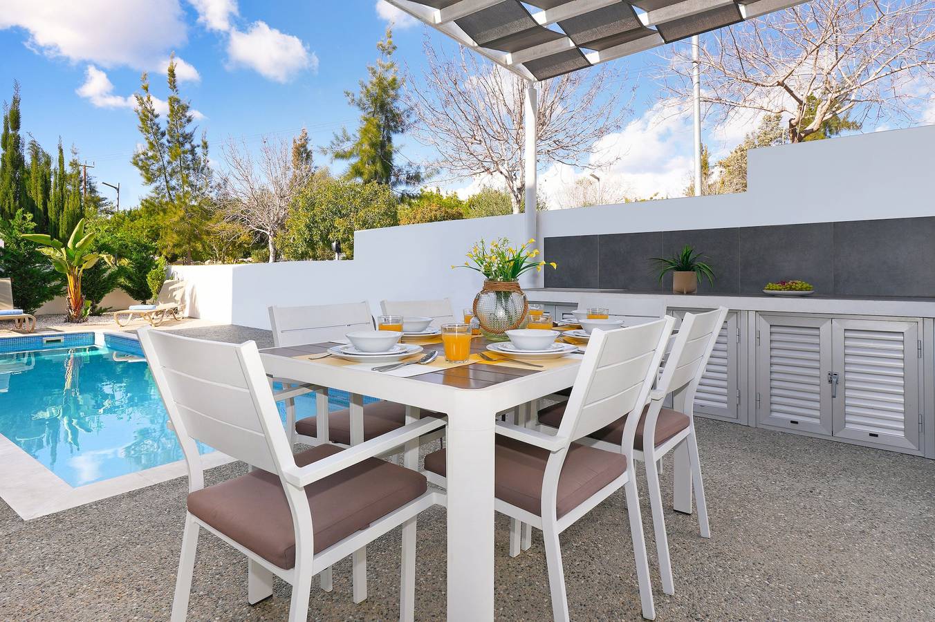 Villa für 7 Personen mit Pool in Ayia Napa, Südzypern
