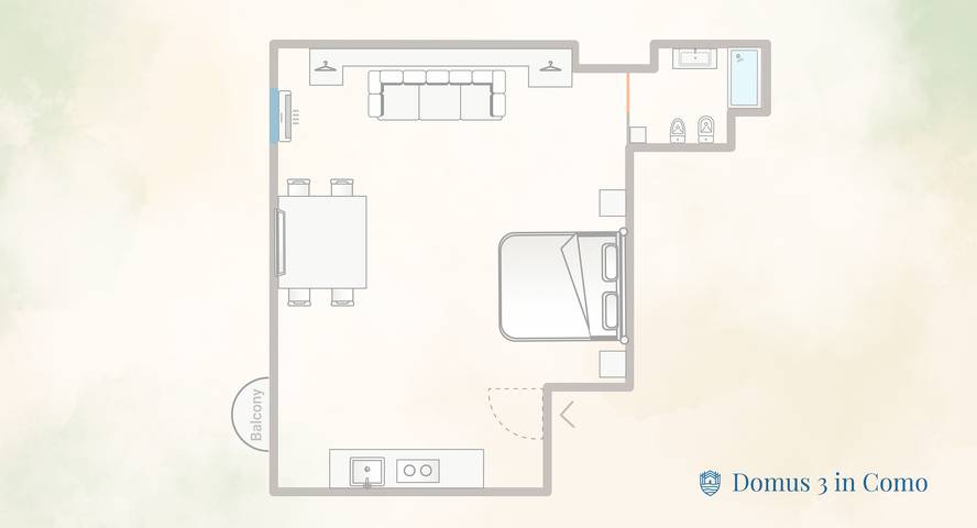 Apartamento entero, Domus 3 in Como in Como, Lago de Como