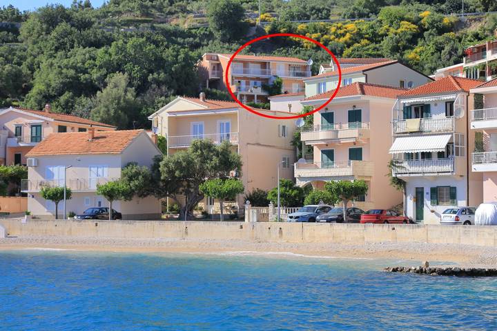 Apartamento entero, Apartamento para dos personas con terraza y vista al mar Podgora, Makarska A-2594-b in Podgora, Rivera de Makarska