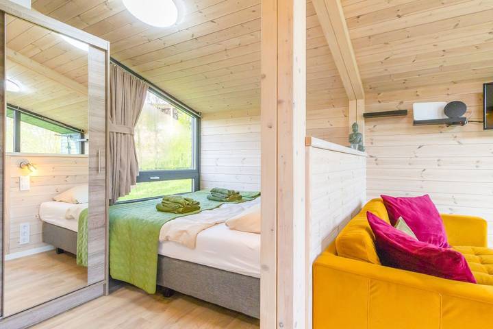 Ferienhaus für 2 Personen, mit Terrasse und Garten sowie Ausblick