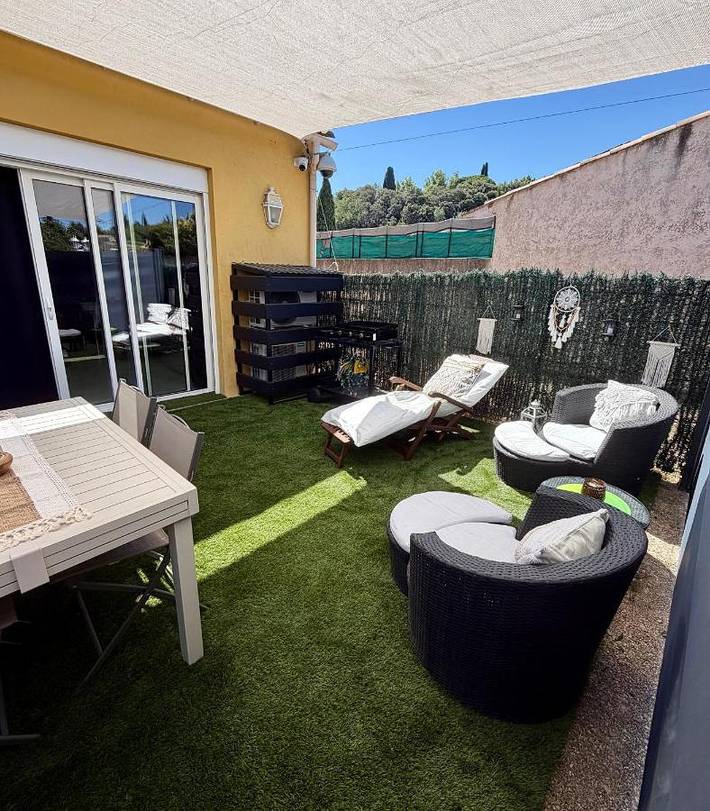 Vakantiewoning voor 4 personen, met Terras en Tuin in La Motte