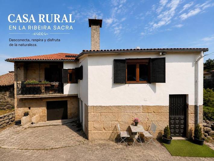 Casa rural para 6 personas, con Balcón y Terraza además de Jardín y Vistas en Parada de Sil