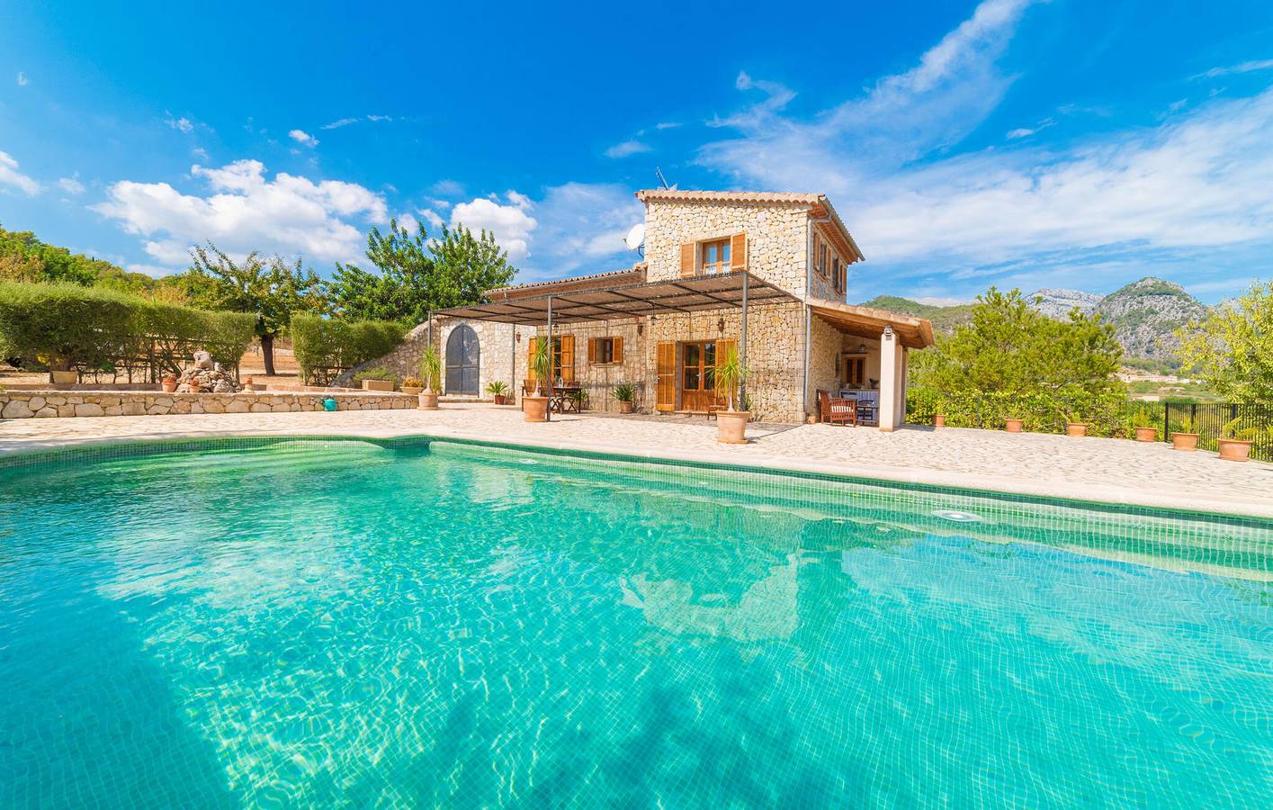 Gemütliche Wohnung mit Pool & Terrasse in Caimari in Selva, Mallorca Inselmitte