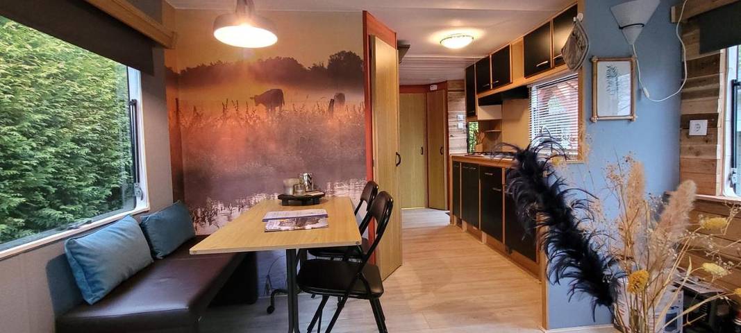 Camping für 6 Personen, mit Terrasse und Garten sowie Ausblick in Friesland - 2