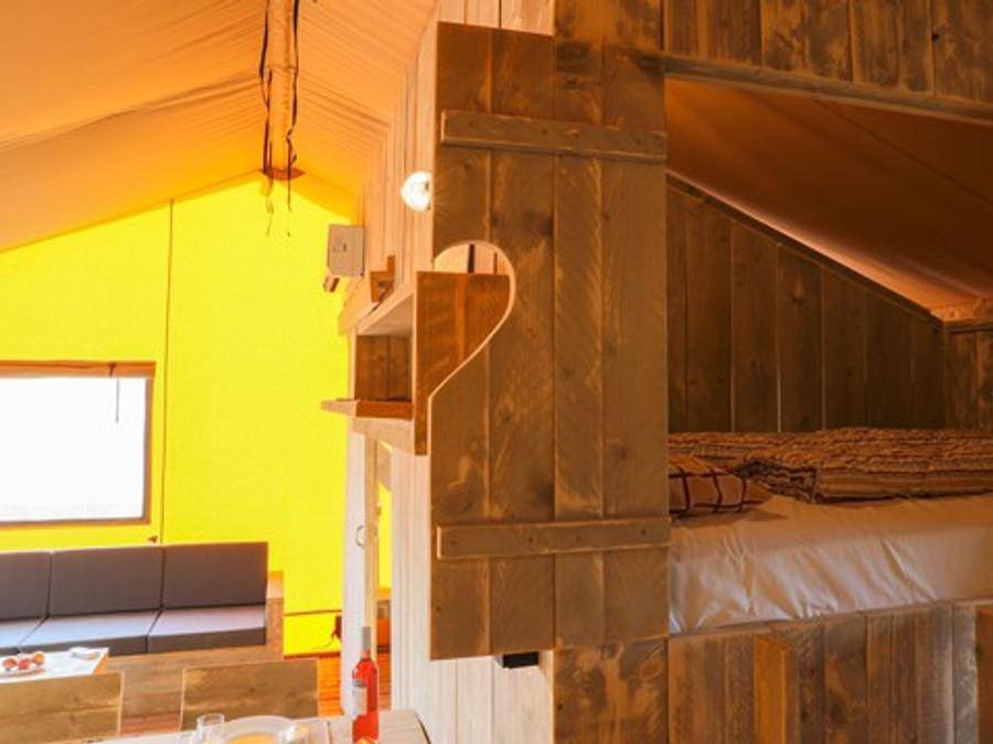 Camping Val Saline - Tienda de lona y madera 6 personas - Tienda Safari Lodge | 3 Ch. | 6 Pers. | 1 Sdb | Clim. in Rovinj, Región de Rovinj