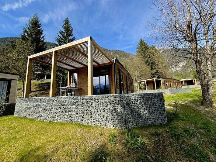 Ferienhaus für 4 Personen, mit Balkon/Terrasse und Terrasse, mit Haustier