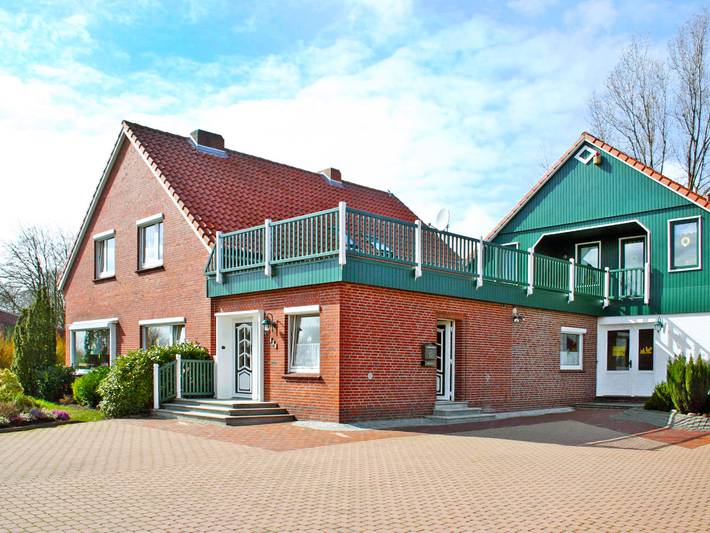 Ferienwohnung für 3 Personen, mit Balkon und Garten in Ochtersum