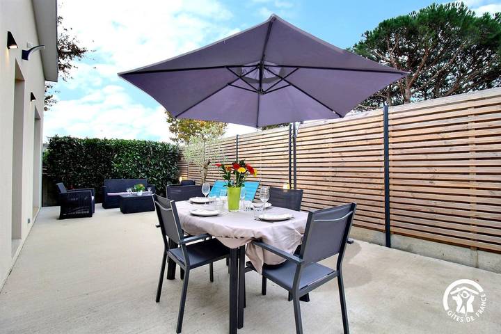 Maison de vacances pour 4 personnes, avec jardin à Séné