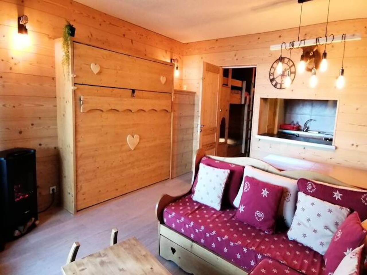 Ganze Wohnung, Studio für 5 Personen in Pra-Loup, Uvernet-Fours