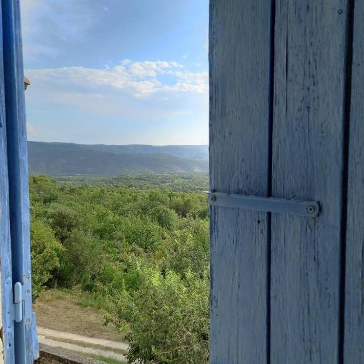 Gîte pour 4 personnes, avec vue à Blauvac