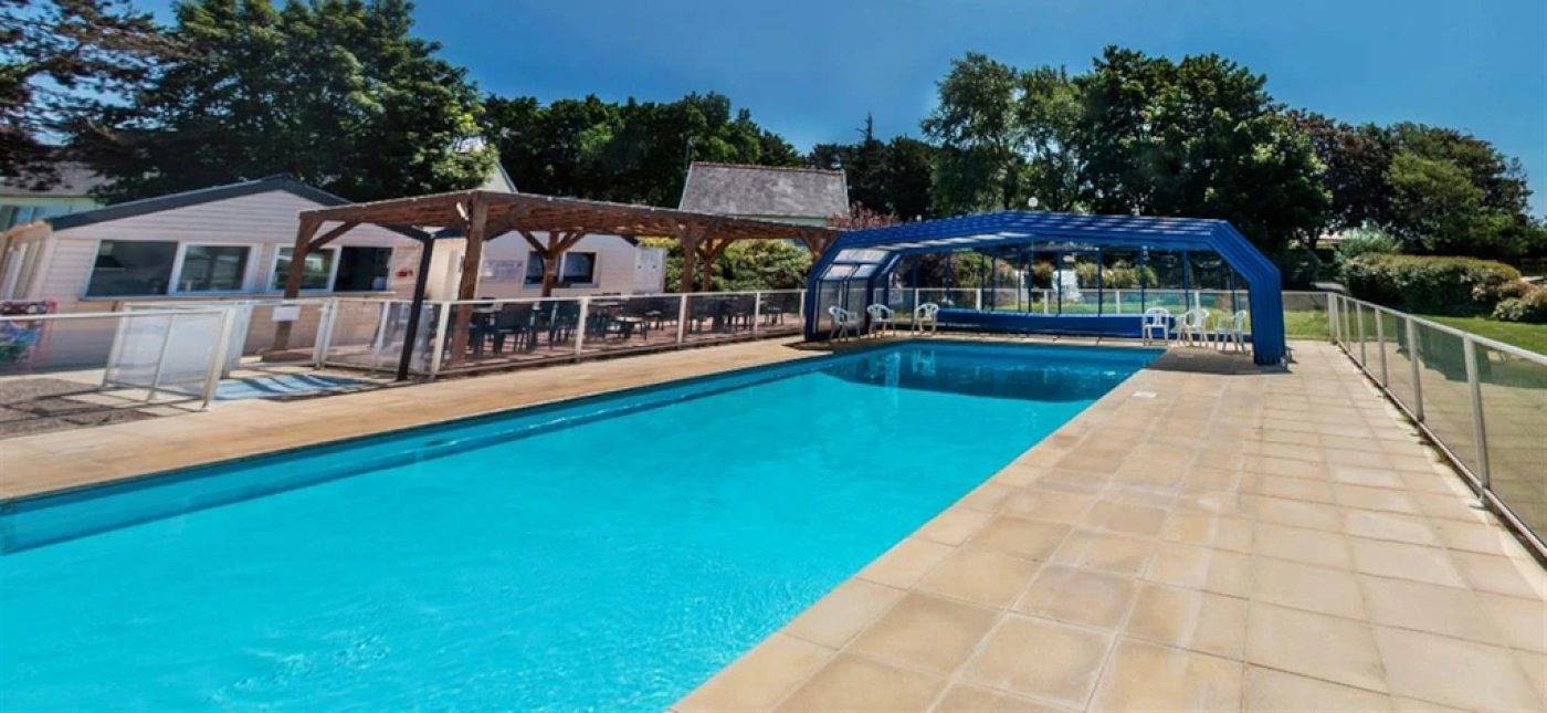 Camping 2 étoiles - Piscine  - ccaba00 in Plestin-les-Grèves, Ceinture Dorée