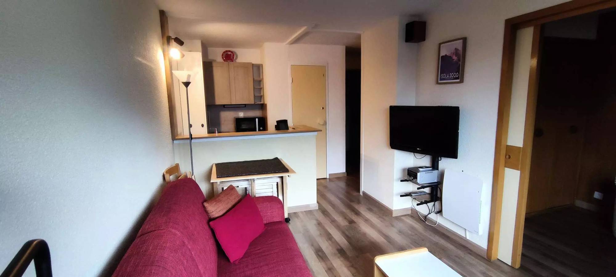 Appartement entier, 2 Pieces Hameau Cosy Balcon in Isola 2000, Isola