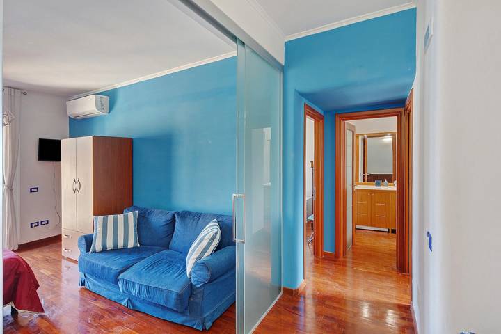 Appartement entier, Appartement « Sorrento Luxury Blue » avec vue mer, Wi-Fi et climatisation in Sorrento, Sorrento Coast