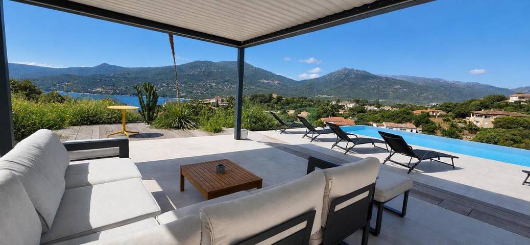 Villa pour 12 personnes, avec piscine ainsi que jardin et vue à Propriano - 3