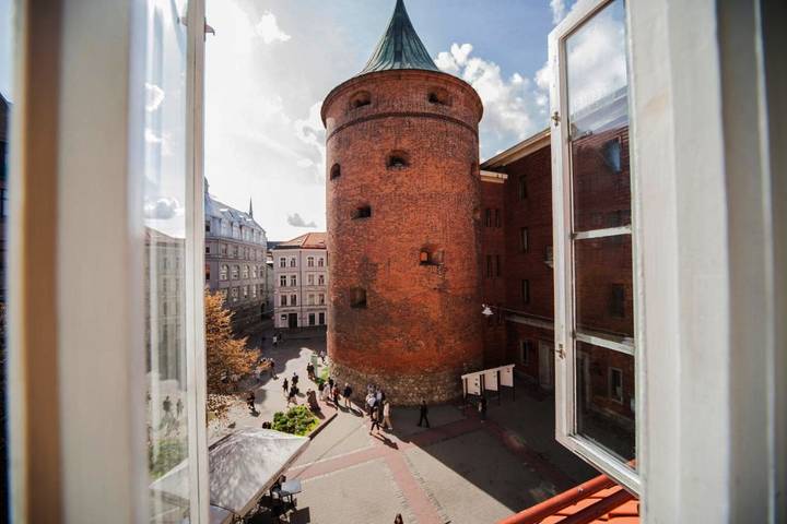 Ferienwohnung für 4 Personen, mit Ausblick in Riga