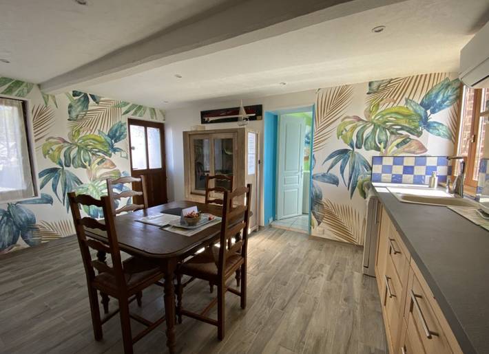Gîte pour 3 personnes, avec terrasse ainsi que jardin et vue sur le lac