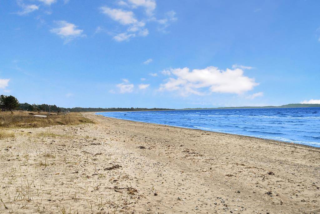Schönes architektonisch gestaltetes Ferienhaus nahe einem feinen Sandstrand in Begtrup, Knebel