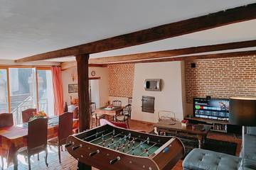 Gîte pour 5 personnes, avec jardin et balcon à Auxonne