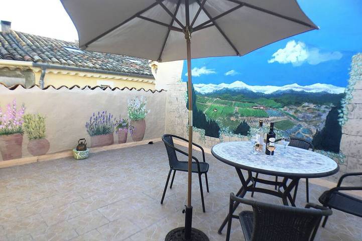 Gîte pour 4 personnes, avec terrasse, animaux acceptés à Assignan