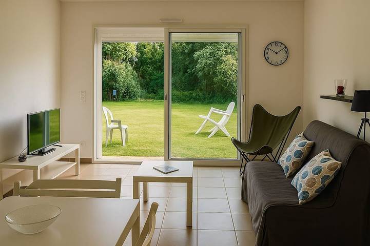 Maison de vacances pour 4 personnes, avec jardin