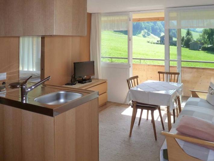 Ferienwohnung für 2 Personen, mit Balkon und Garten sowie Ausblick in Au - 4