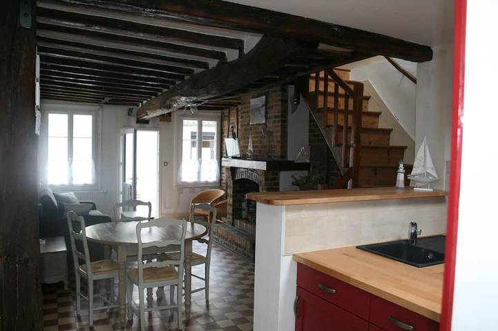 Fischerhaus mit Garten und Terrasse in Südlage. Möblierte Touristenunterkunft *** in Saint-Valery-sur-Somme, Abbeville und Umgebung