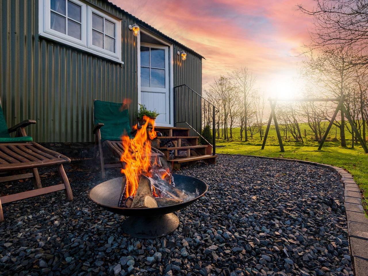 The Pleasant Hut at Mount Pleasant Farm in Cumbria