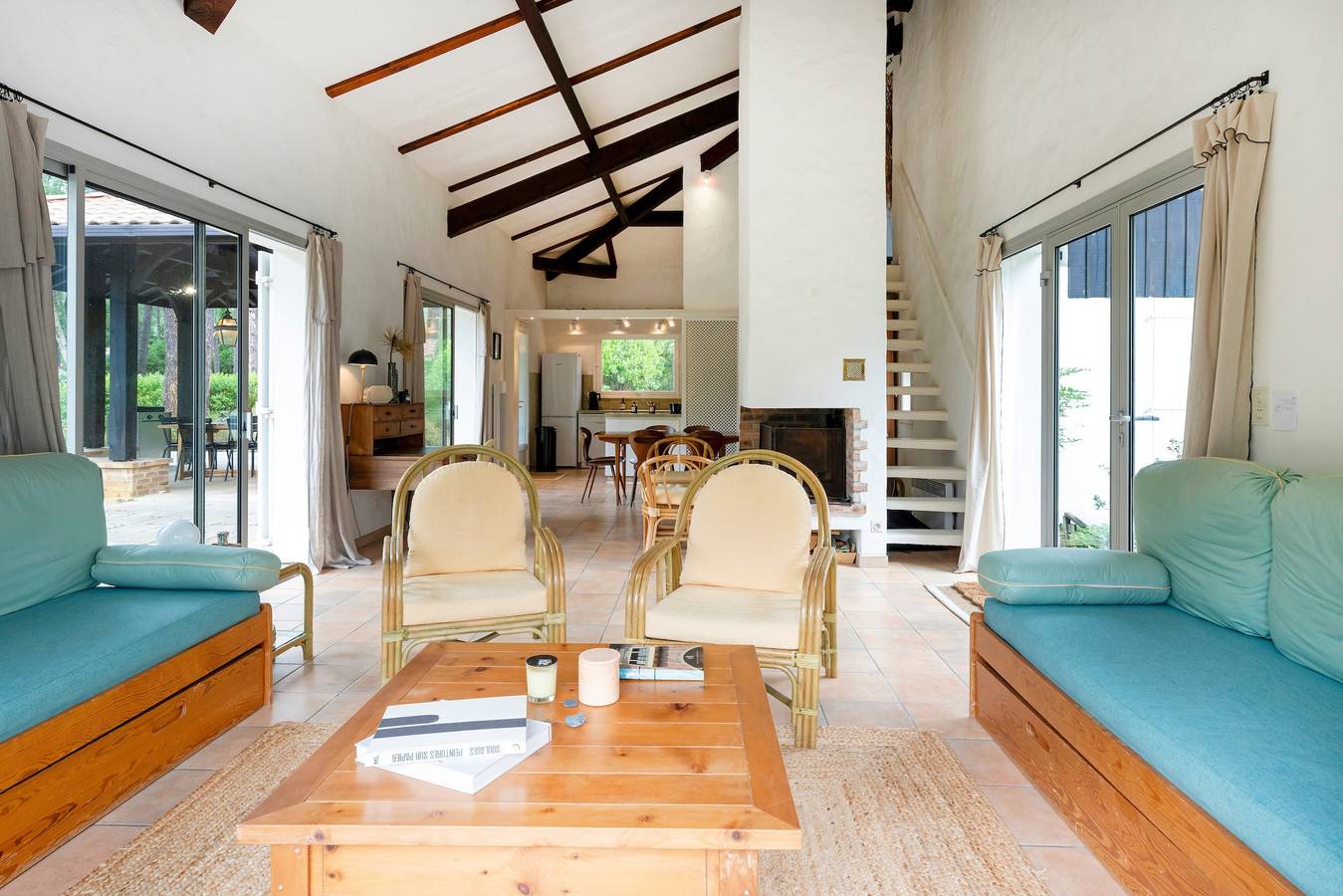 Casa de vacaciones en Hossegor, jardín entre pinos y terraza cubierta in Hossegor, Côte d’Argent