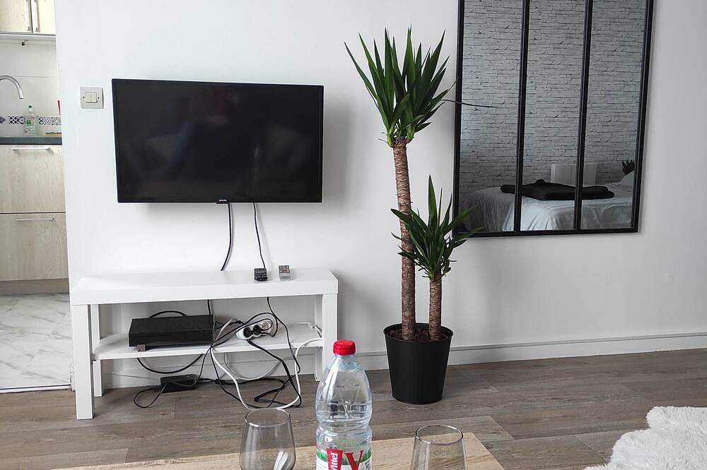 Apartamento entero, Estudio-Baño en la habitacion-Apartamento-Terraza in Élancourt, Yvelines