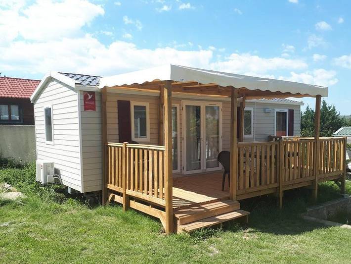 Camping Borepo - Mobilheim 6 personen - Evolution - 3 Schlafzimmer in Villeveyrac, Mittelmeerküste (Frankreich)