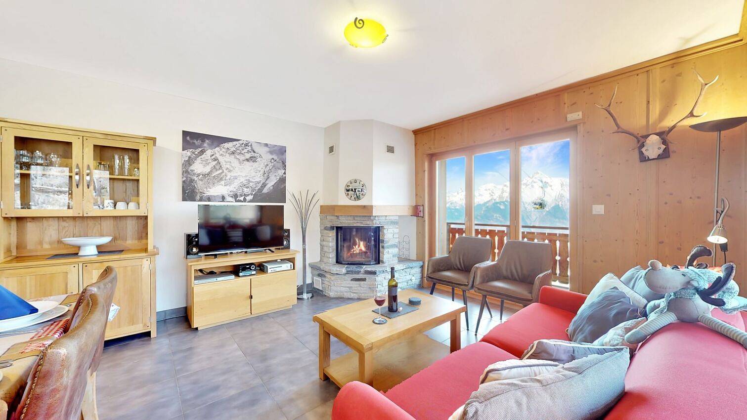 Ganze Wohnung, Hauts de Veysonnaz Hv1 010 - Sauna apartment 6 per in Veysonnaz, Walliser Alpen