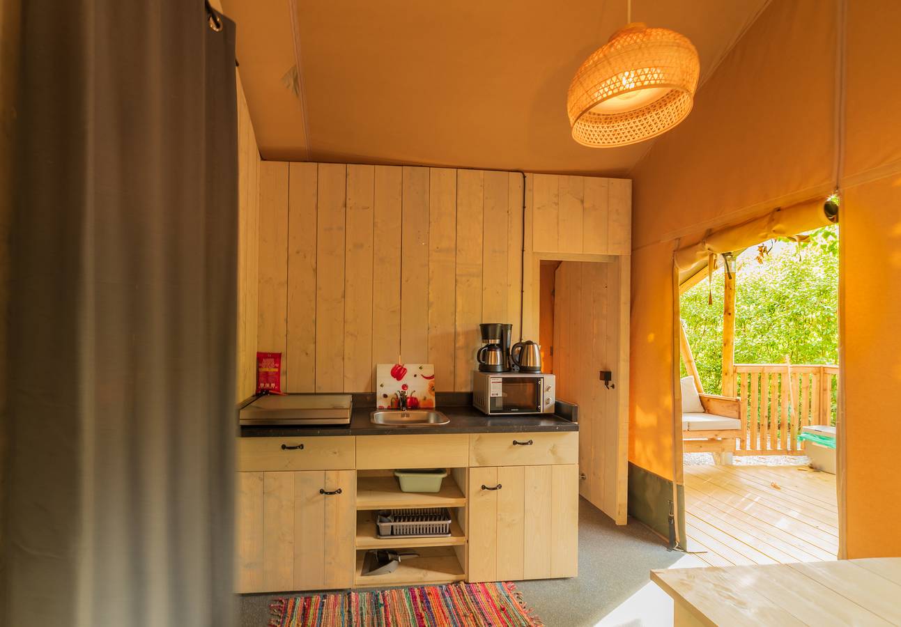 Camping Delle Rose — Safari Tent Serengeti in Isolabona, Ligurian Alps