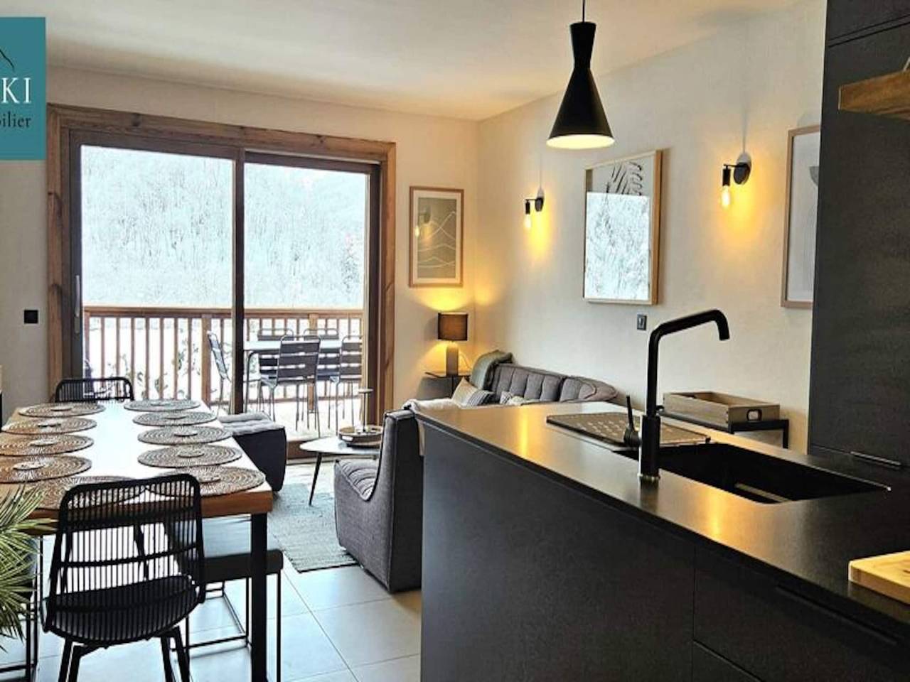 Ganze Wohnung, Duplex im Dorf nahe Les Sybelles Skigebiet in Saint-Sorlin-d'Arves, Region Saint-Jean-de-Maurienne