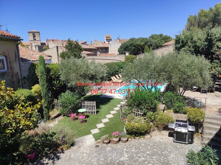 Gîte pour 8 personnes, avec piscine ainsi que terrasse et jardin à Lançon-Provence - 3