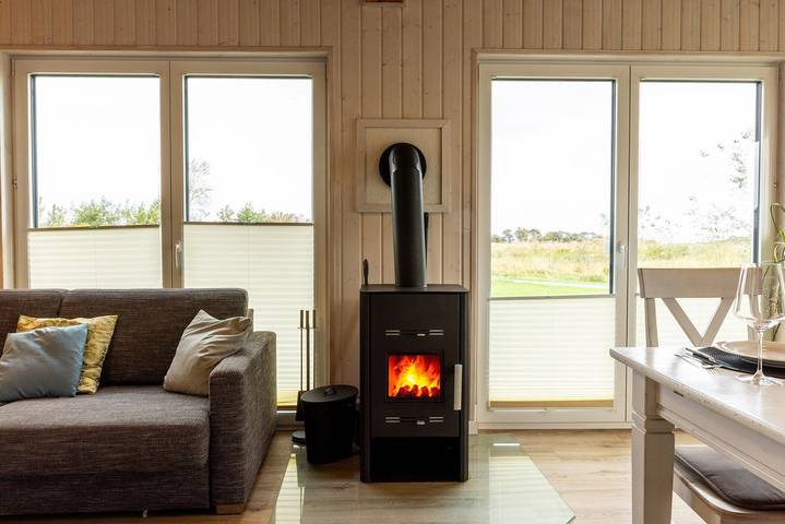 Ostsee Lodge - Infrared Sauna, Bathtub, Fireplace, Terrace, 2 Parking Spaces in Olpenitz, Kappeln