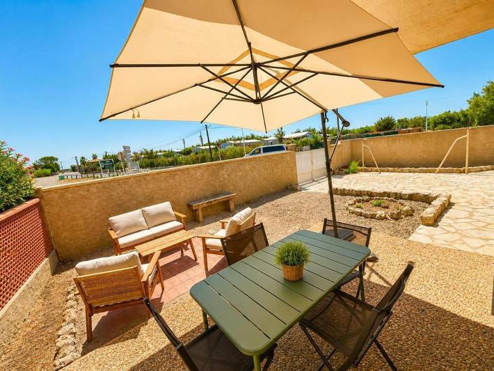 Ferienwohnung für 4 Personen, mit Terrasse und Garten