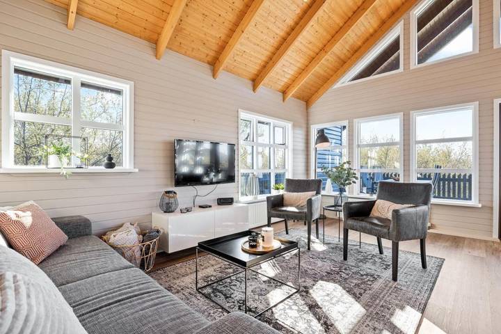 Chalet pour 10 personnes, avec jardin ainsi que terrasse et vue en Islande - 3