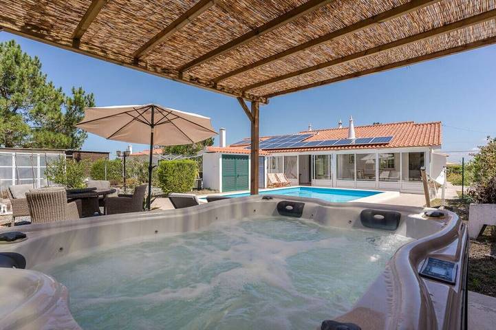 Ferienhaus für 7 Personen, mit Sauna und Garten, mit Haustier