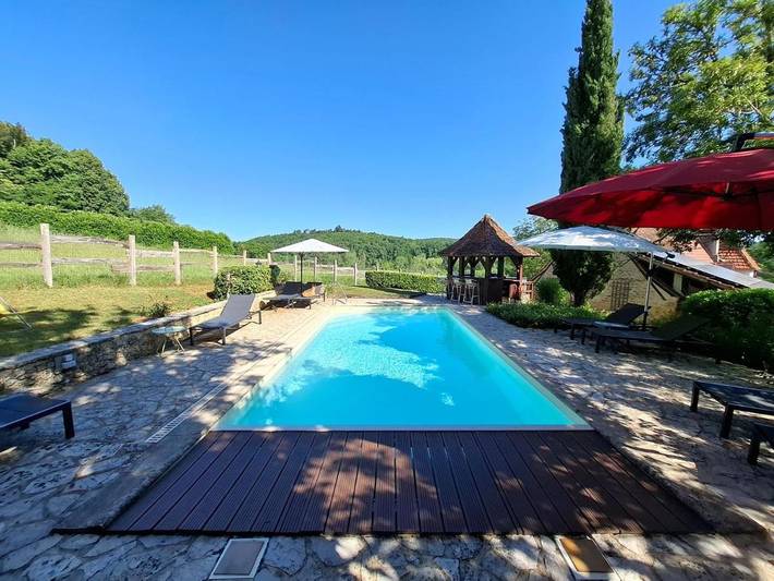 Maison d’hôte pour 2 personnes, avec Terrasse et Jardin ainsi que Piscine et Vue