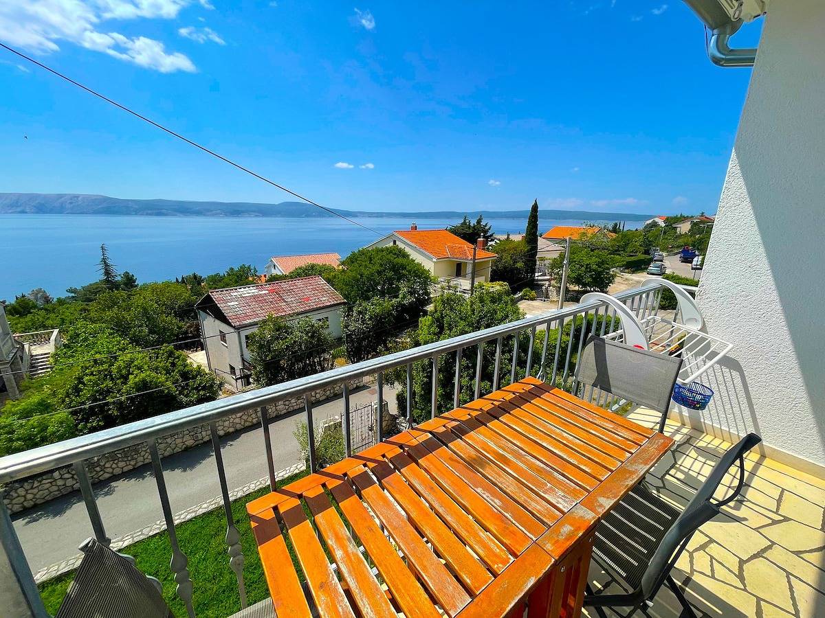 Ganze Wohnung, Apartment Sams 3 in Plaža Bribirska obala, Novi Vinodolski